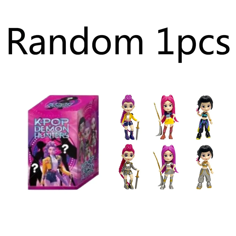 حار صندوق أعمى الساخن أنيمي KPop الشيطان هنتر دمية لعبة من الفينيل شخصية الفينيل قناع صندوق أعمى حلية لعبة هدية عيد ميلاد الديكور #6