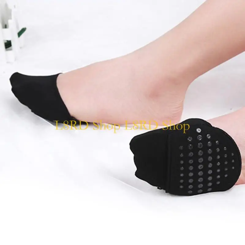 L8RD 2 PCS Media calcetines Cubierta del dedo del pie Anti-Slip Finter Toot Poots Liner calcetines Alivio