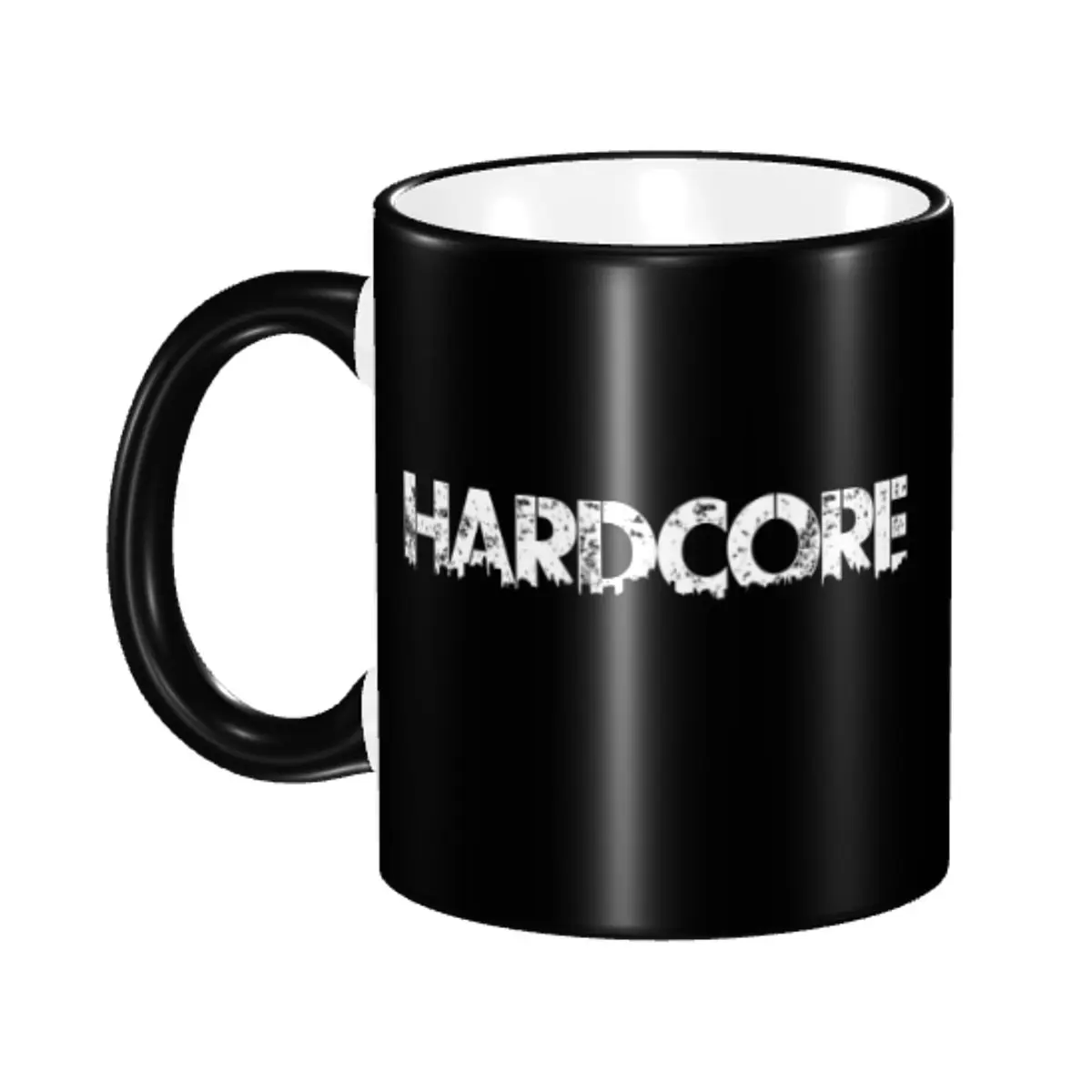 Customized DIY H-Hardcores Punk Ceramic Mugs Classic Logo Rock Music Coffee Cups Creative Present