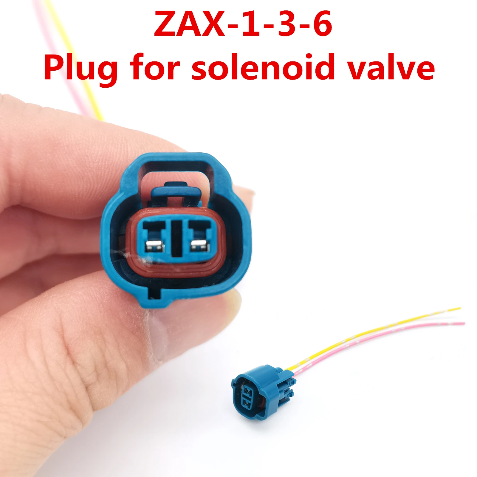 Excavator parts suitable for Hitachi ZAX200 240 270 350-3-6 hydraulic pump solenoid valve pilot solenoid valve pair plug