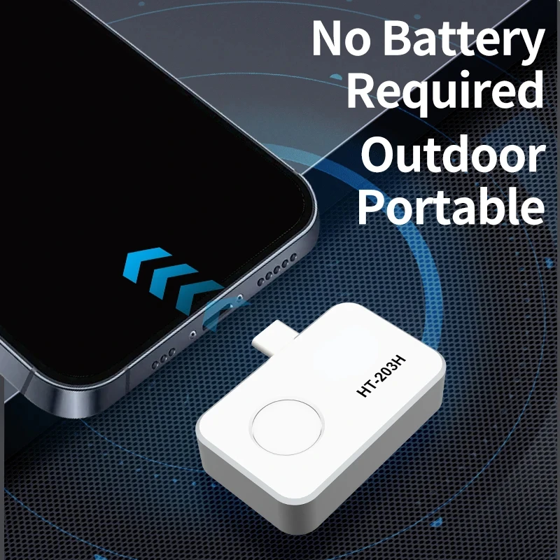 HT-203H 256*192 Termocamera Android Type-C Termocamera 25Hz Mobile