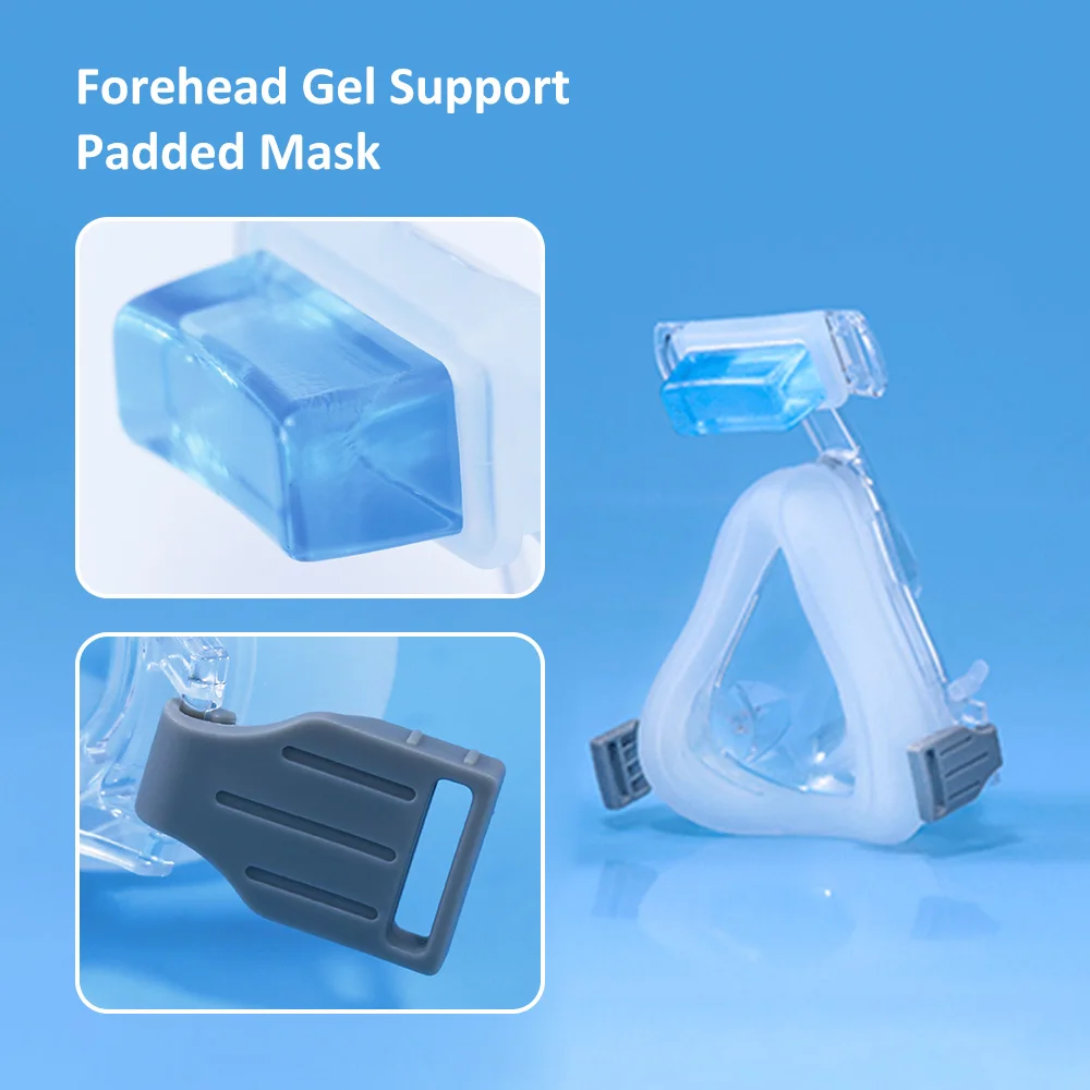 Маска CPAP для лица Полнолицевая маска Авто CPAP APAP BIPAP Машина Многоразовая маска для лица для CPAP Машина против храпа Aiding Sleep Маска CPAP для лица Полнолицевая маска Авто CPAP APAP BIPAP Машина Многоразовая маска для лица для CPAP Машина против храпа Aiding Sleep
