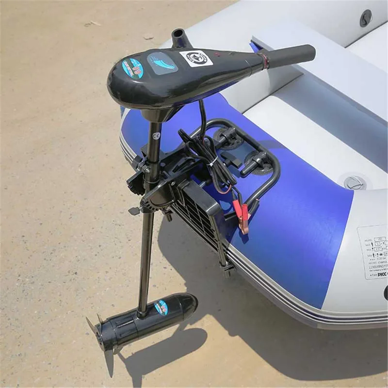 

40LBS 12V Inflatable Boat Electric Trolling Motor Outboard Engine For Water Sport Fishing Propeller Speed Kayak