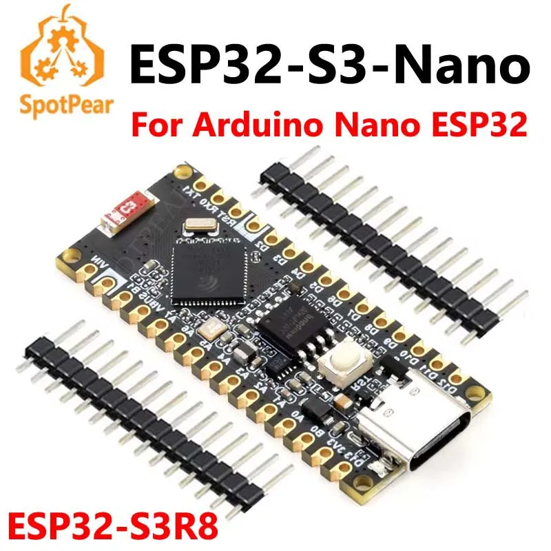 �y�Z�[�����zWaveshare ESP32-S3-Nano �J���{�[�h Arduino �p ESP32-S3R8 �x�[�X