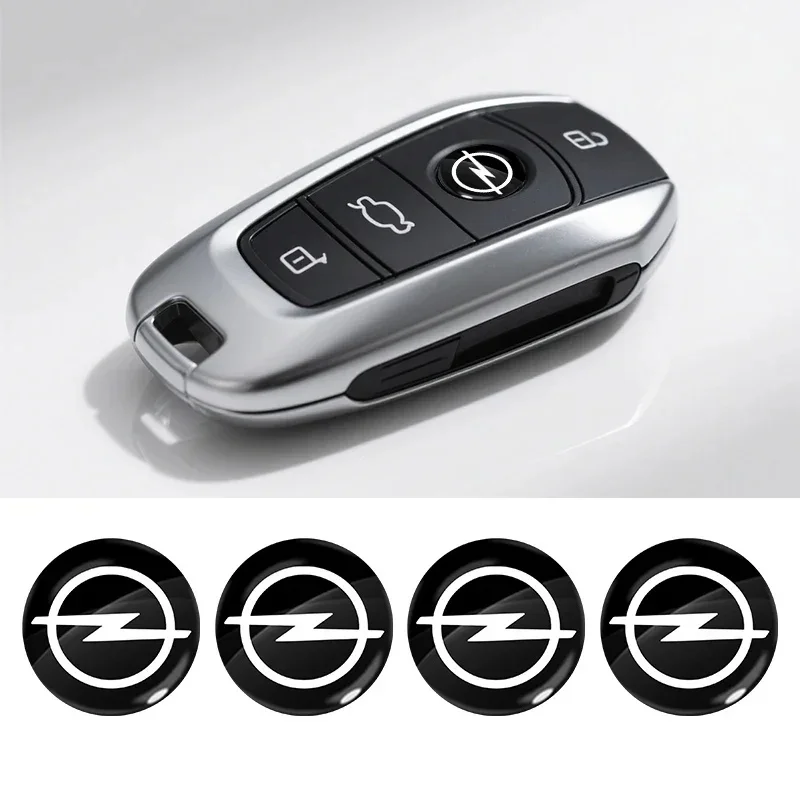 14mm Special badge stickers for car remote control keys For Opel Astra j Insignia Astra g Corsa Zafira b Mokka Vivaro Meriva