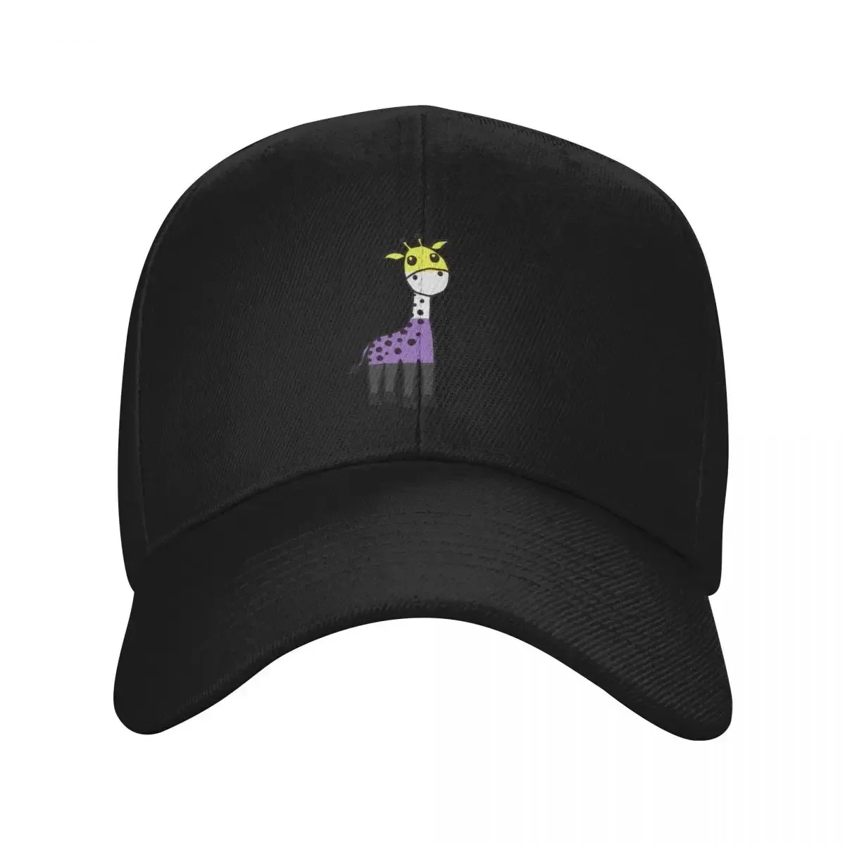 New Non Binary Giraffe! Baseball Cap black Snapback Cap Horse Hat Hat Baseball Cap Hats Woman Men's