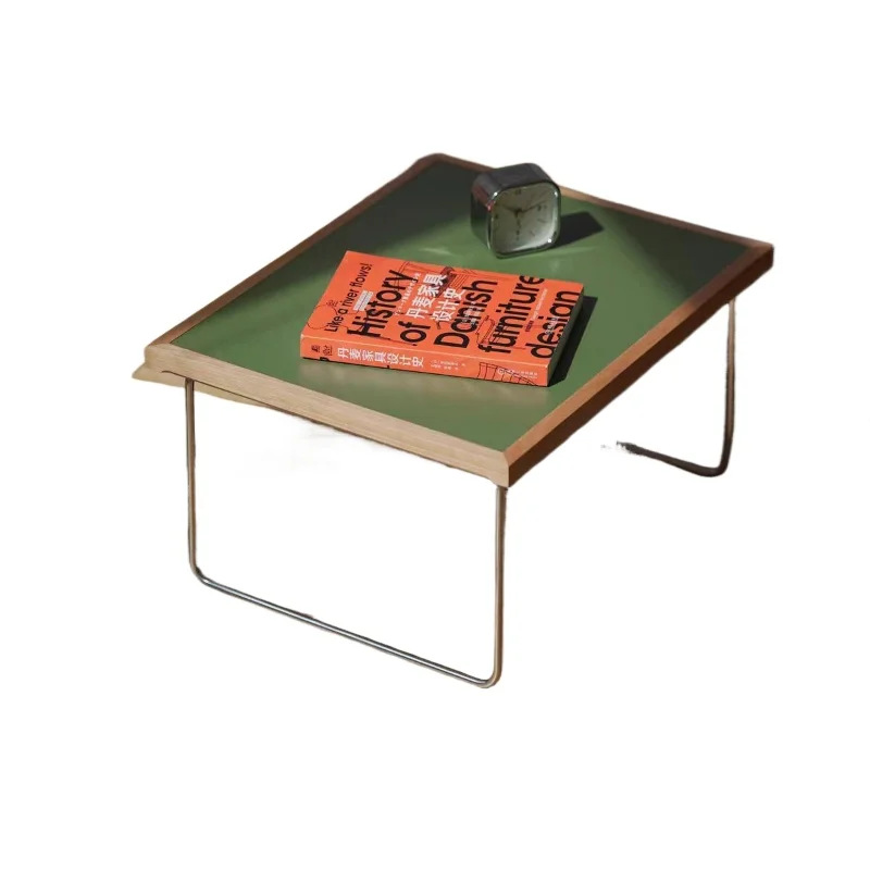 

Nordic retro color bed reading small coffee table household Bauhaus medieval solid wood coffee table side table