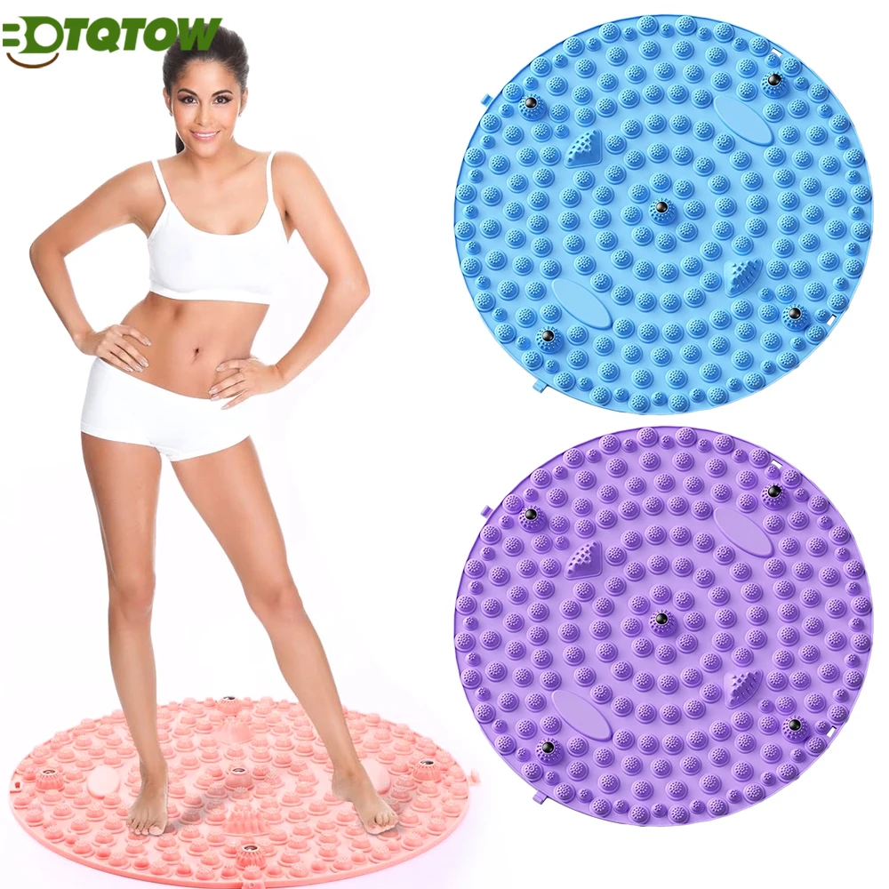 

1PC Foot Massage Mat with 250 Acupressure Nodes – Reflexology Pad for Plantar Fasciitis – Magnetic Therapy for Stress & Fatigue