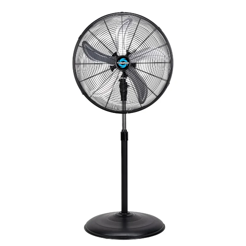 QW20 Inch High Velocity Metal Oscillating Pedestal Fan Commercial,Industrial Use 3 Speed 5000 CFM 1/6 HP 6.6 FT Cord UL S