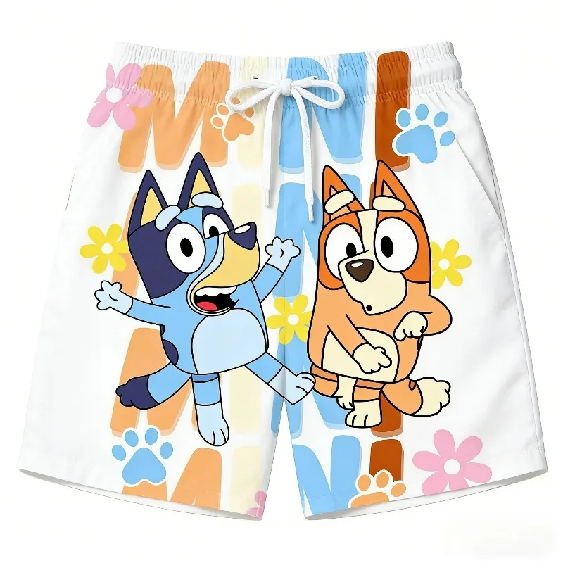 

26 year new Bruy 3D printed breathable mesh adult and children's outdoor sports beach shorts