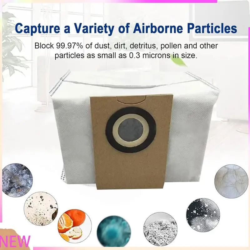 B15C 18PCS Non-Woven Dust Bag For VIOMI Alpha 2 Pro Robot Vacuum Cleaner Replacement Accessories Garbage Dust Bag