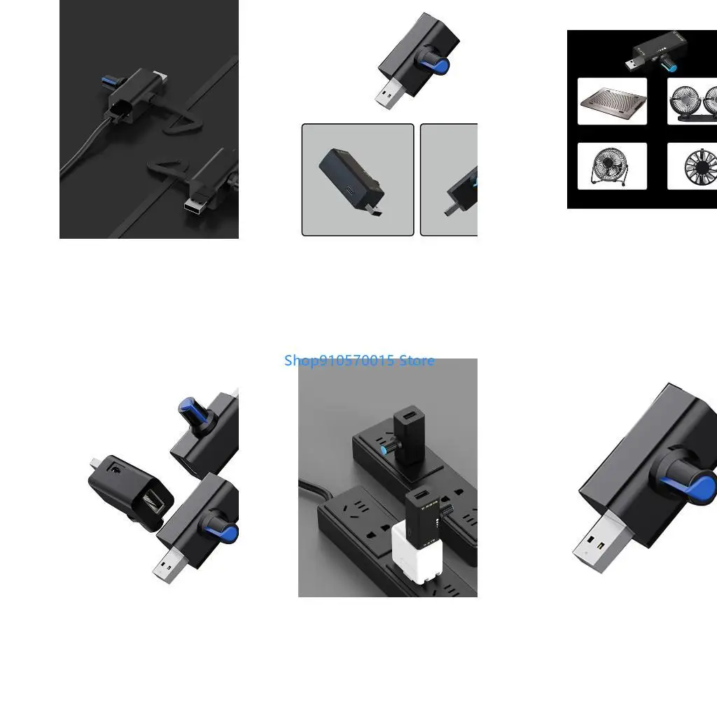 B95C USB Fan Efficient USB Fan Stepless Speed Controller for Office and Home USB Fan Control for Laptops,Desktop