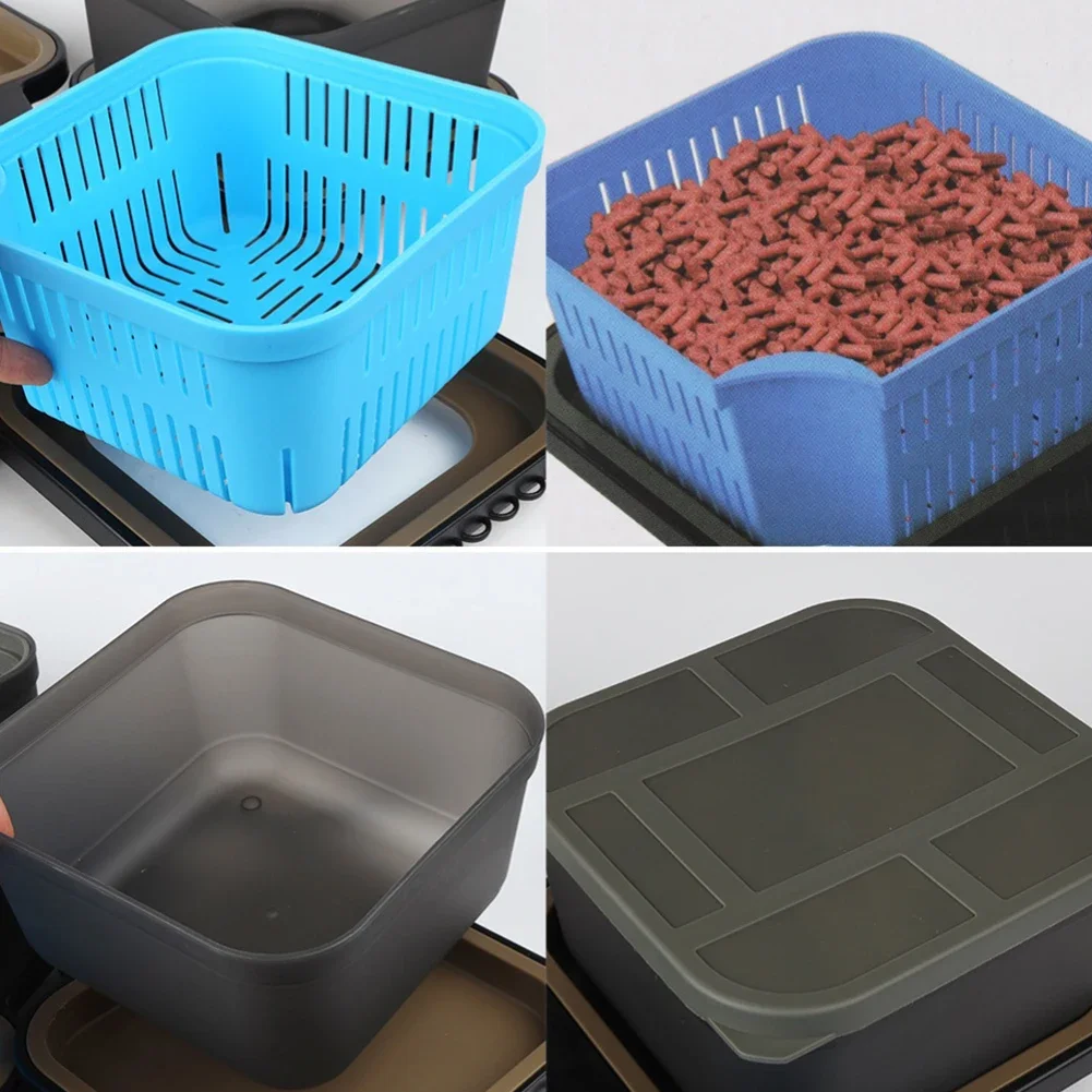 Boilies Organizer Fishing Bait Case Pocket Friendly Moisture Protection Multiple Arrangements Portable Fishing Bait Storage