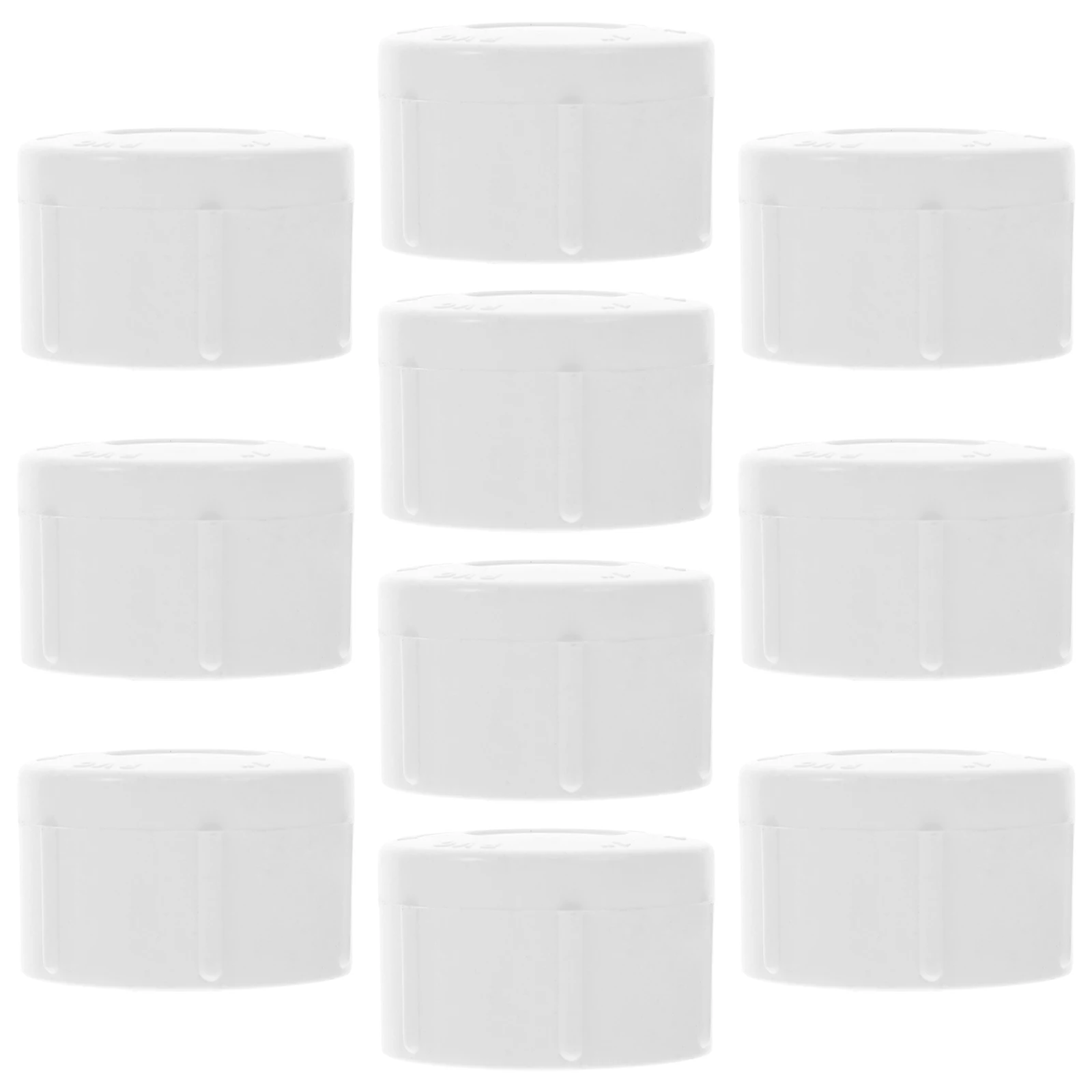 

10 Pcs PVC Pipe Cap Female Thread Adapter Sprinkle Water Irrigation Spray Nozzle Garden Hose Caps and Plugs