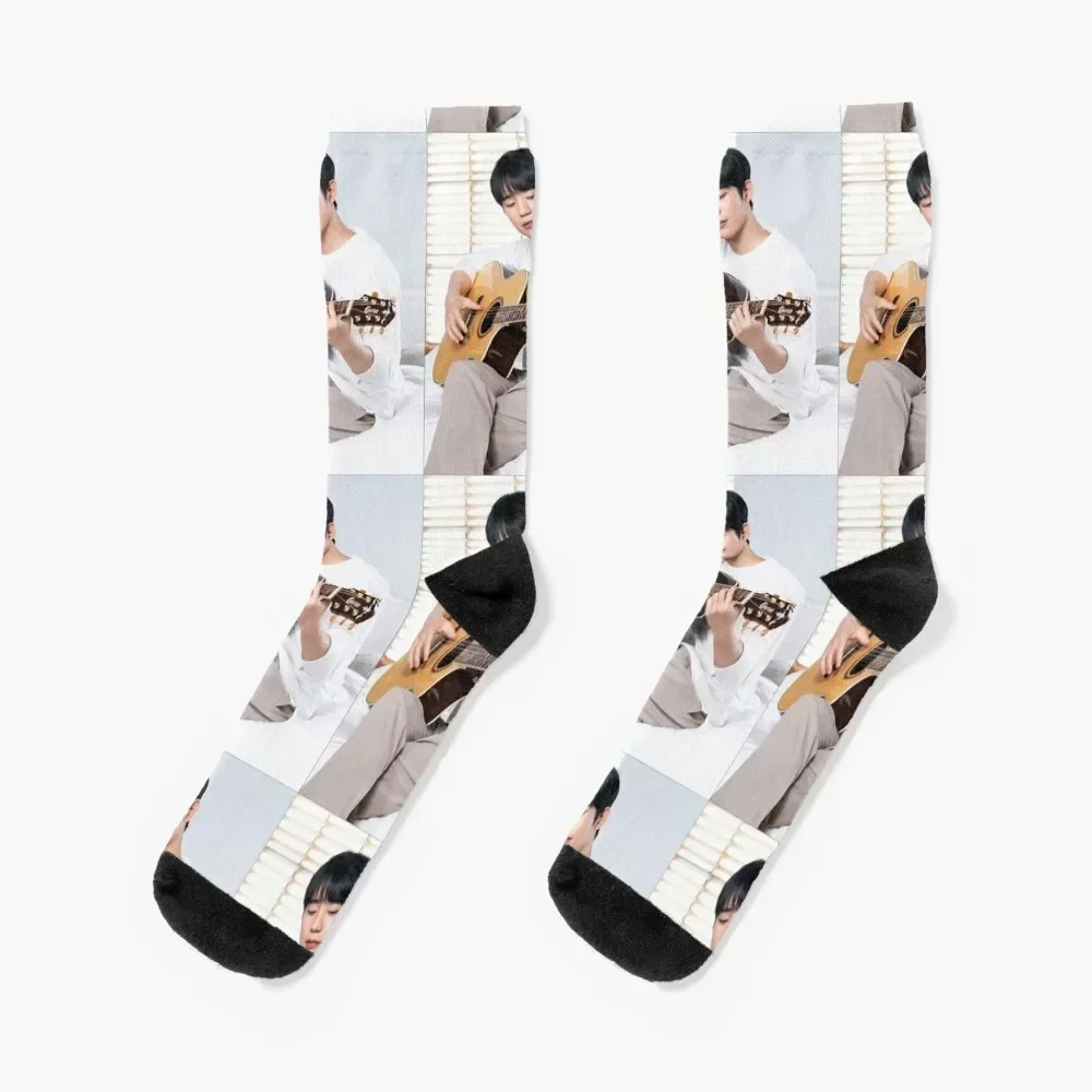 

Jung Hae In with guitar Socks essential Argentina winter gifts halloween Socks Women's Men's