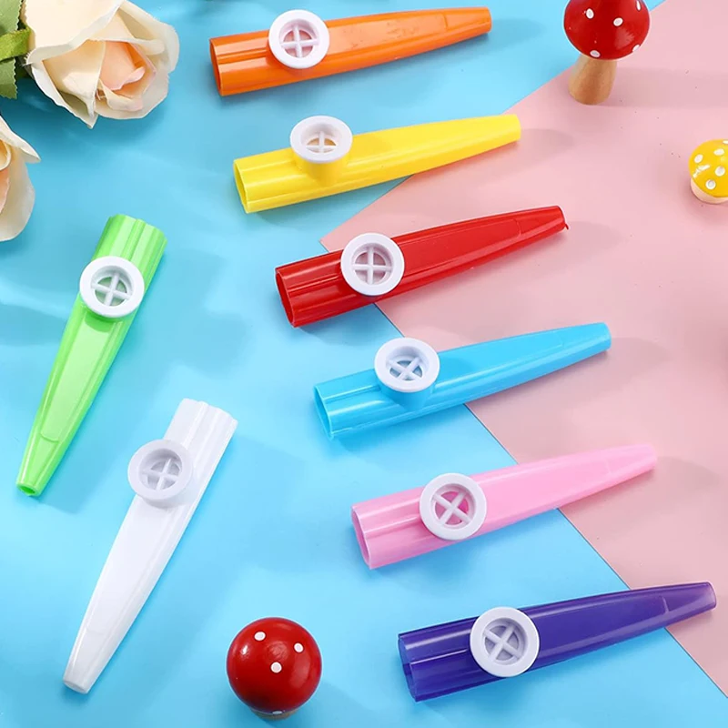 2 ~ 20 Stück tragbares Kazoo-Musikinstrument aus Kunststoff, geeignet für Anfänger, Festival, Sammeln, Leistung, Unterhaltung, Requisiten, TMZ – Detail 9
