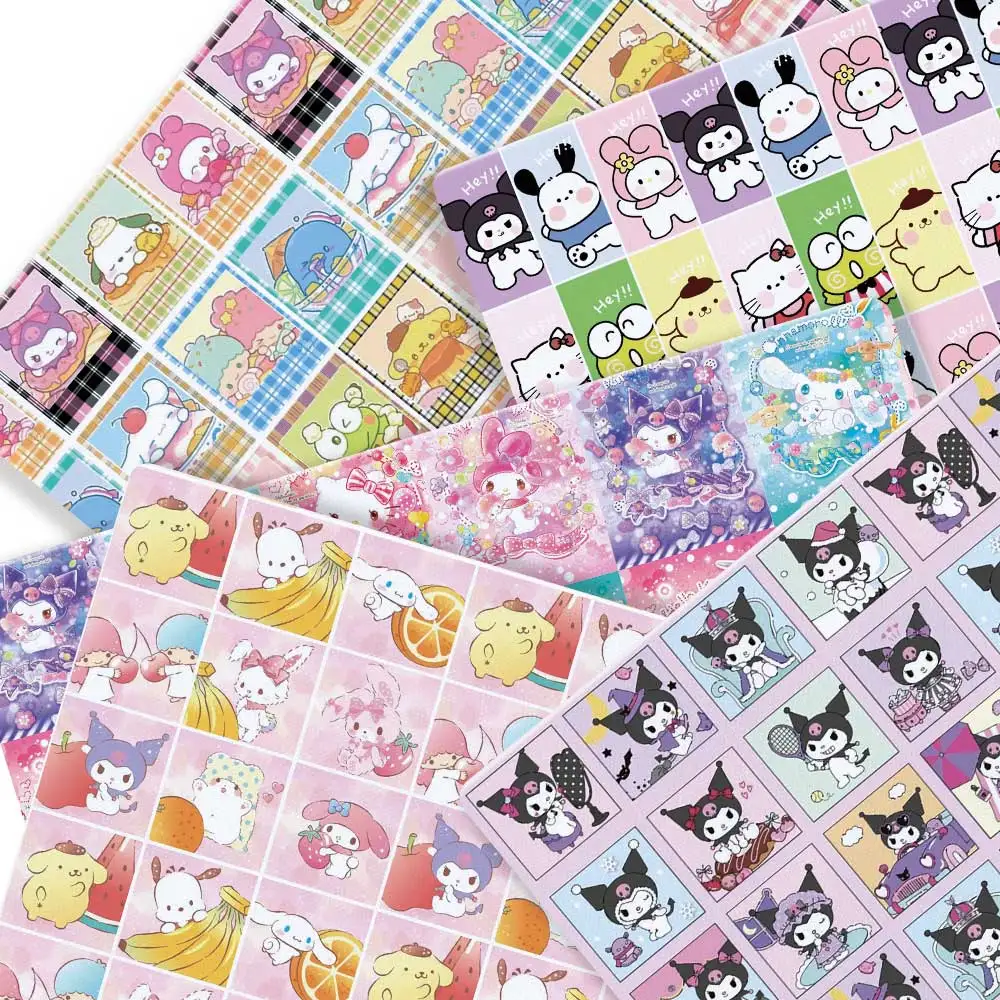Hello Kitty 140x50CM Cartoon Polyester cotton fabric Patchwork Tissue Kid Home Textile Sewing Doll Dress Curtain cotton Fabric