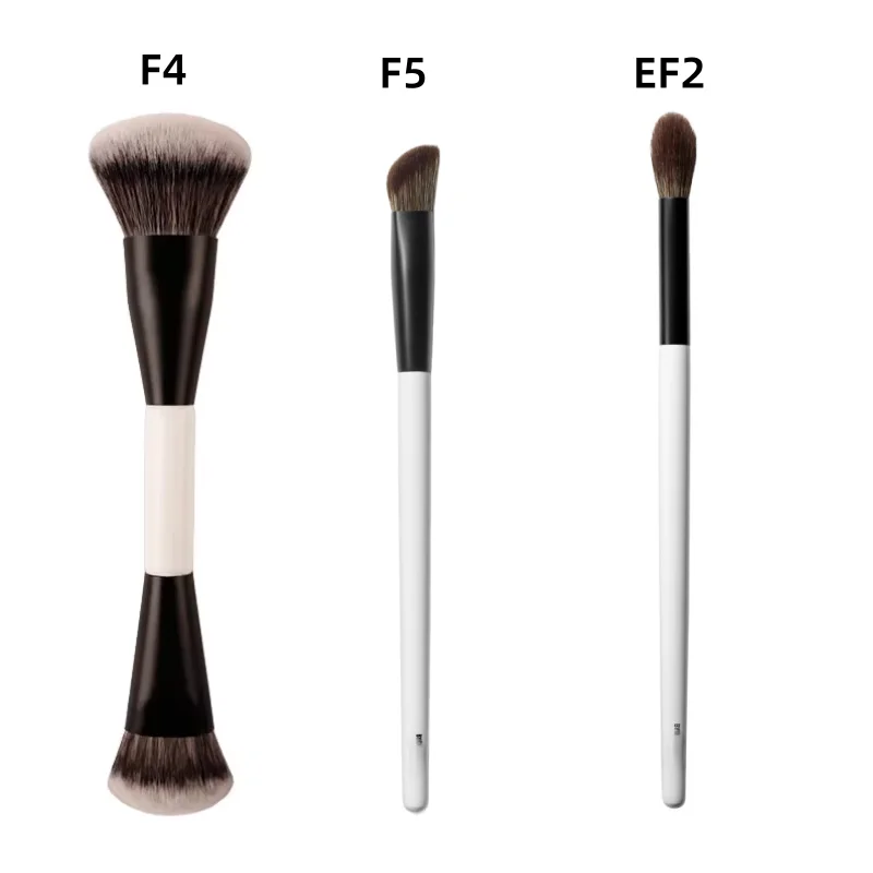 Dual-Ended Foundation Face Brush for Makeup Application
