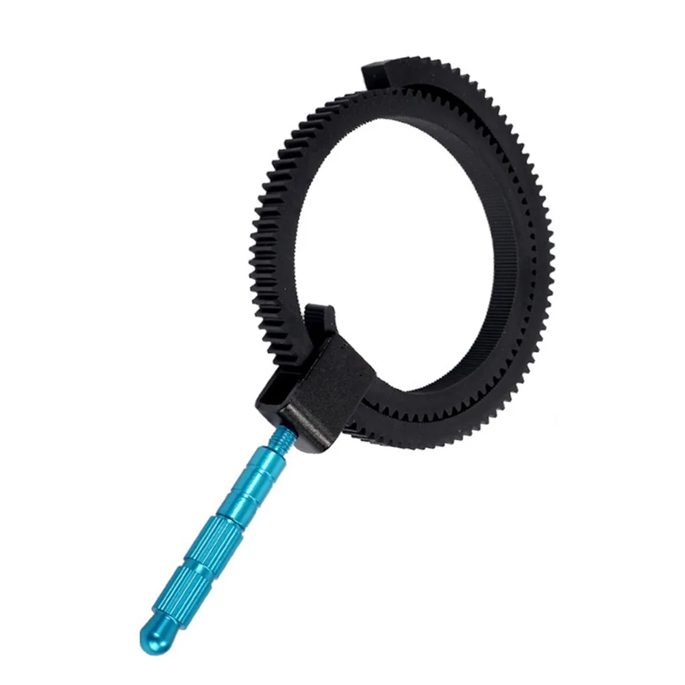 Mcoplus 5 peças de foco com zoom ajustável, alavanca de escala com anel de engrenagem para lente de câmera Canon Nikon Sony