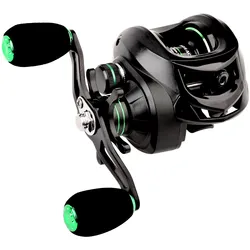 Crixus ArmorX Baitcasting Fishing Reel 9+1 Ball Bearings 7.2:1 High Gear Ratio 8kg Drag Aluminum Frame Fishing Wheel