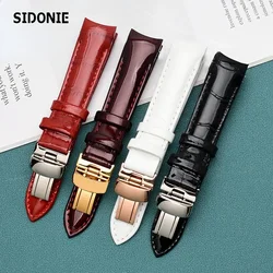 Watch Strap for Tissot 1853 Couturier T035210 T035207 Genuine Leather Women Watch Band Accessories 18mm Female Watchband