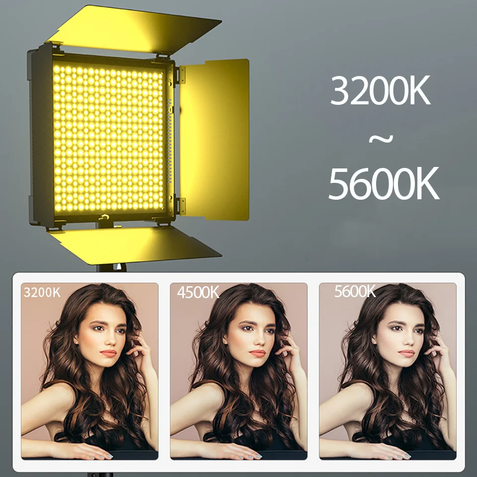 LED Photo Studio Light For Youbute Game Live Video Lighting On Camera Portable Video Recording 50W Photography Panel Lamp F550