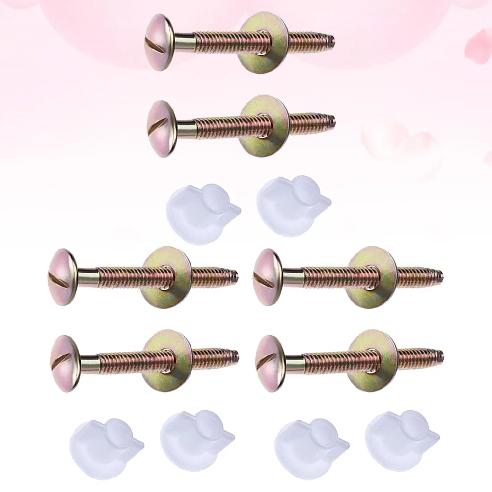 

6pcs Toilet Tank Bolts Screw Nuts Fixing Rubber WC Tool Expansion Screws Accessories AntiRust EasyDisassemble Lightweight