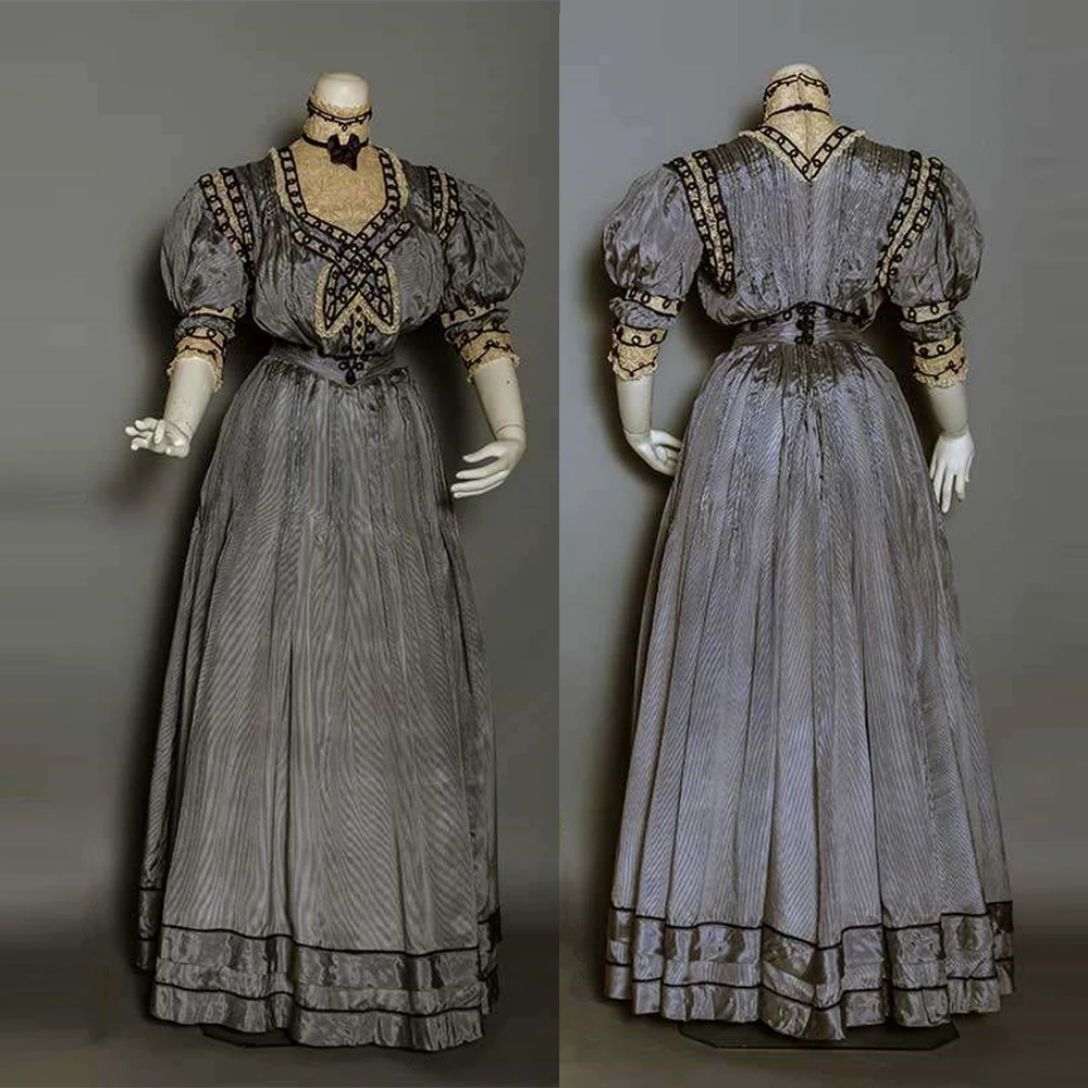 

1900s Afternoon Costume Victorian Edwardian Duchess Day Dress Civil War Southern Belle Ball Gown Royal Princess Tea Party Outfit