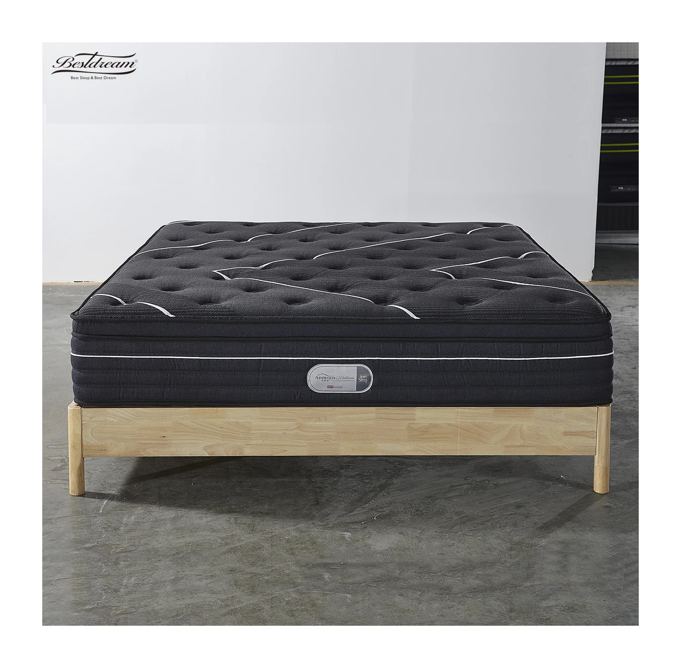 Besdream King Queen Size Hotel Bed Mattress Pocket Spring Coil Memory Foam Mattress in a Box
