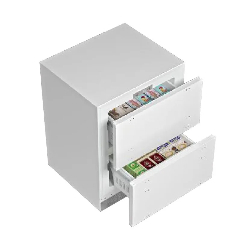 68L Built-in Undercounter Drawer Refrigerator with Inverter Technology Frost-Free Hidden Design Energy Efficiency Class 1 for
