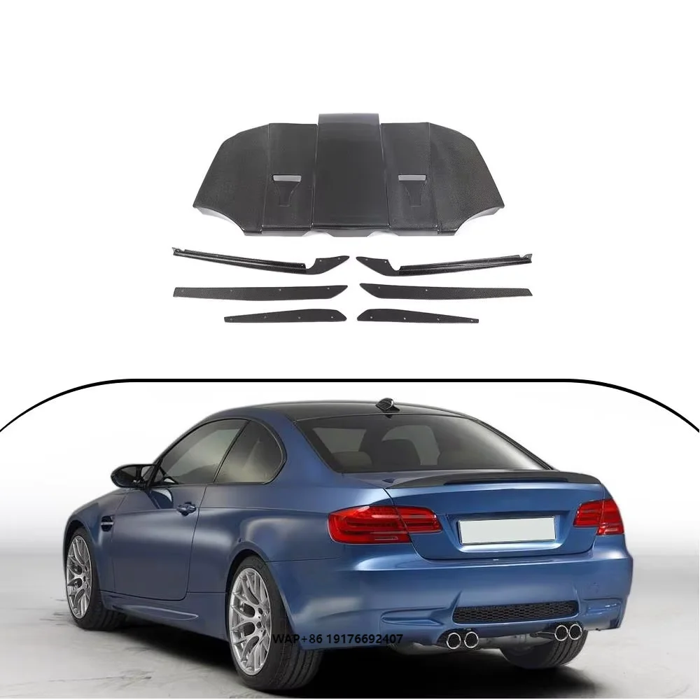 

ForBMW E93 E92 M3 Carbon Fiber Rear Bumper Diffuser Bottom Plate Car Bunmper 2008-2013
