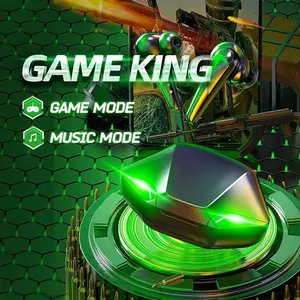 TWS Wireless Game -Ohrhörer mit Mikrofon, Bluetooth hohe Überschriften hoher niedriger Niedrig, Rauschreduktion, Original, X15 Pro 8 Hauptverkäufe Bluetooth -Ohr -Telefon mit schwerer - №5