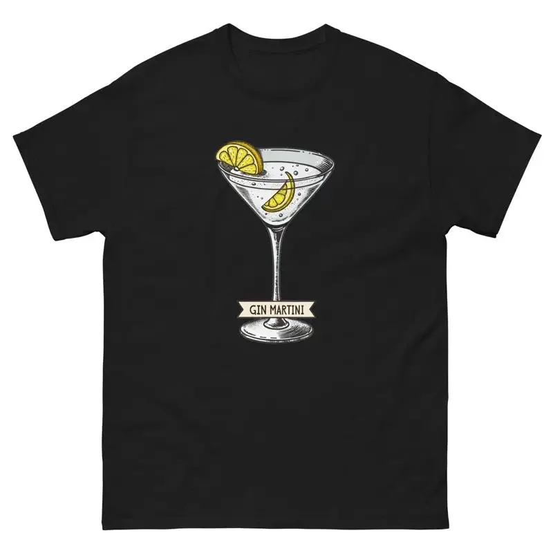Gin Martini Drink Delicious Popular Beverage T Shirt