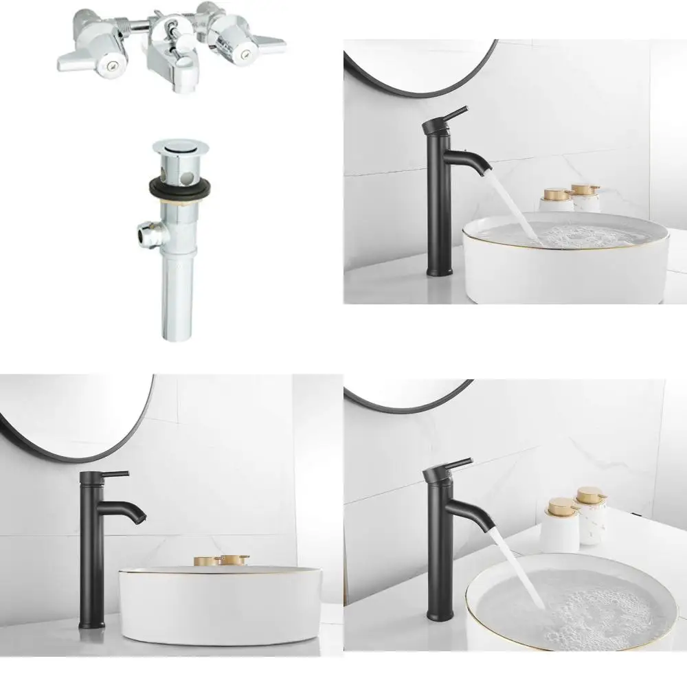 

Хромированный смеситель для ванной комнаты с двумя ручками и современным дизайном для роскошного ощущения