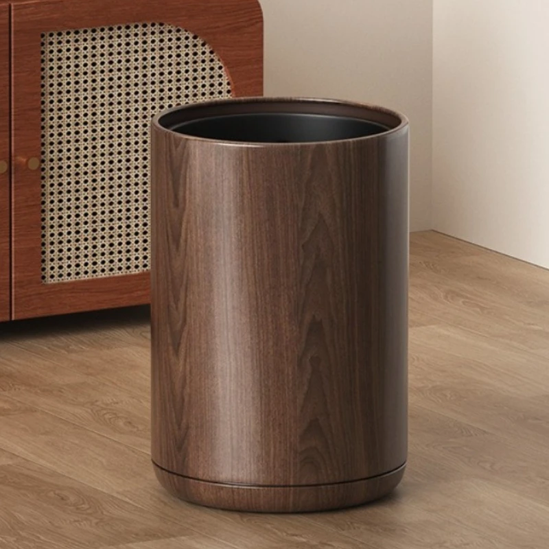 

Retro Waste Bins Recycle Kitchen Garbage Trash Can Food Waste Litter Bins Bathroom Luxury Dustbin Household Cleaning Supplies