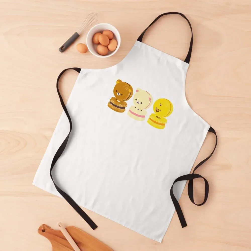 

Rilakkuma Macarons Apron kitchen girl Kitchen New 2022 Year Bib For Kitchen For Women Apron