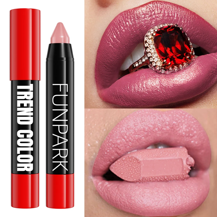 1 Colors Long-Lasting Lipstick Pen, High Pigment Lip Liner Lip Gloss, Moisturizing Lip Tint Balm, Waterproof And Volumizing Lip