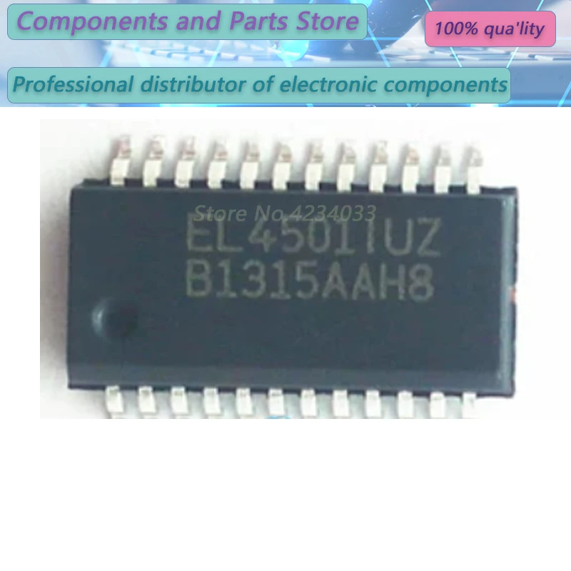 10PCS  EL4501IUZ  EL4501IU  EL4501  SSOP-24  new100%   EL45  01IUZ