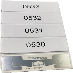 50pcs RFID sports timing chip foam tag uhf rfid bib number tag with printed number for Marathon race bike sports timing system