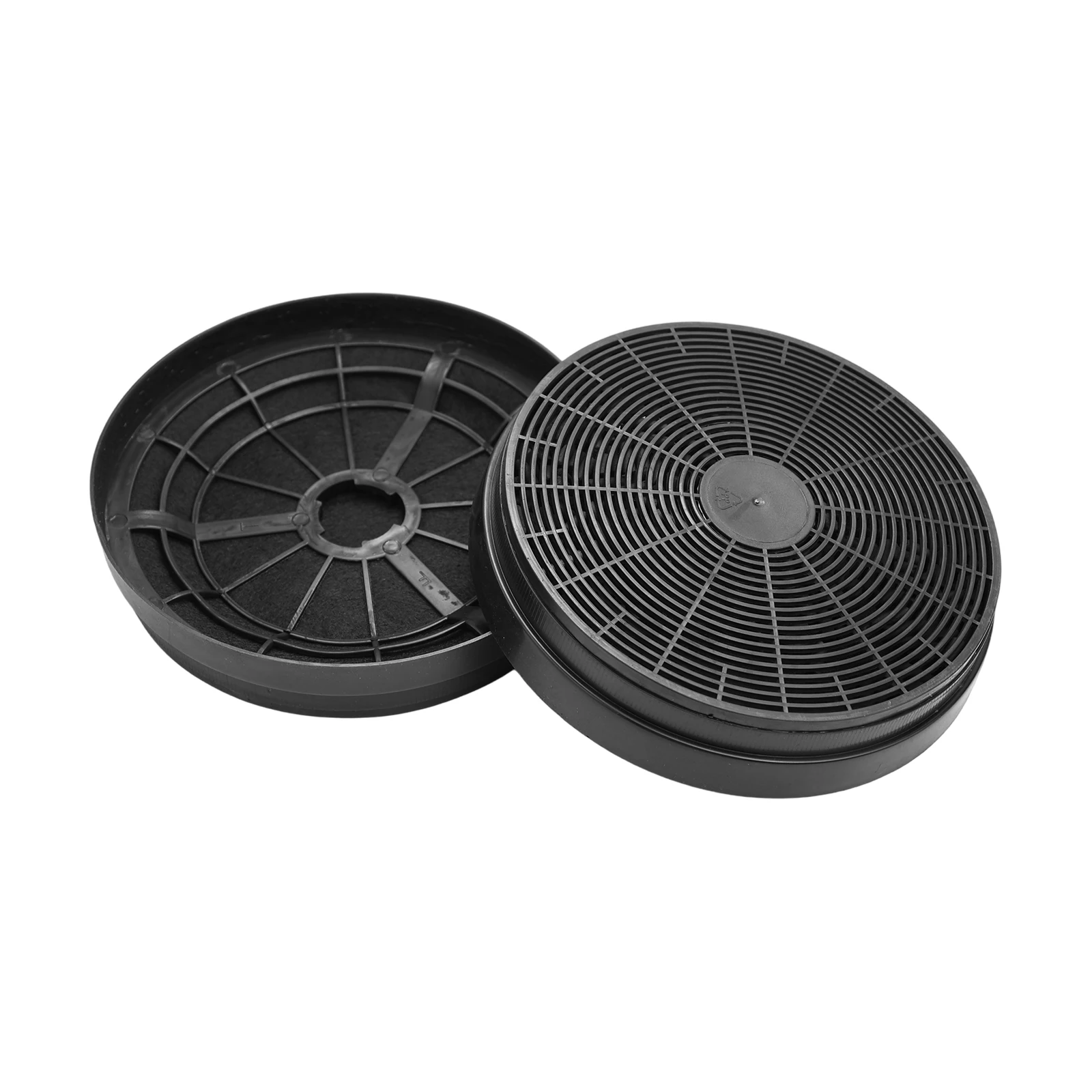 2Pcs Black Activated Carbon Oil Smoke Filter Net 175*35mm Universal Kitchen Cooker Range Hood Carbon Filter Replacement Parts