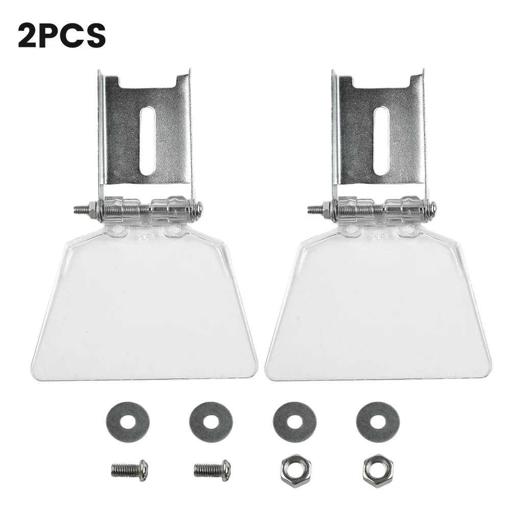 Tool Parts Eye Protection 2pcs Guard Bench Replacement Stainless Steel ABS Material For Bench Type 125 Grinders