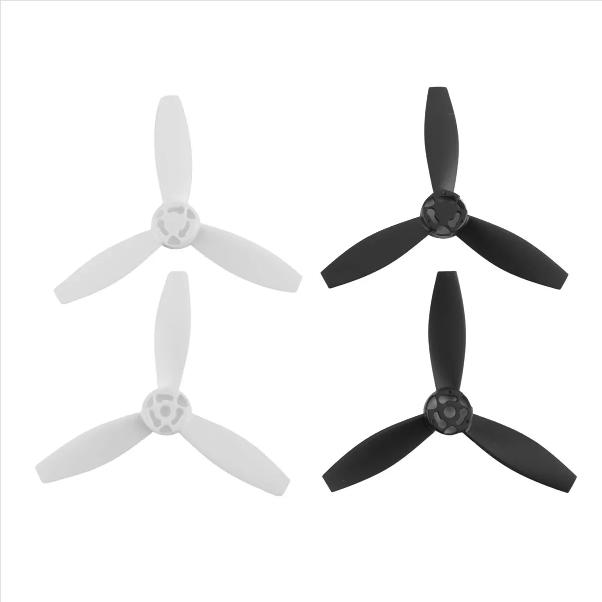 T34C 4 Propellers Props Replacement Parts Blades For Parrot Bebop 2 Drone Black White