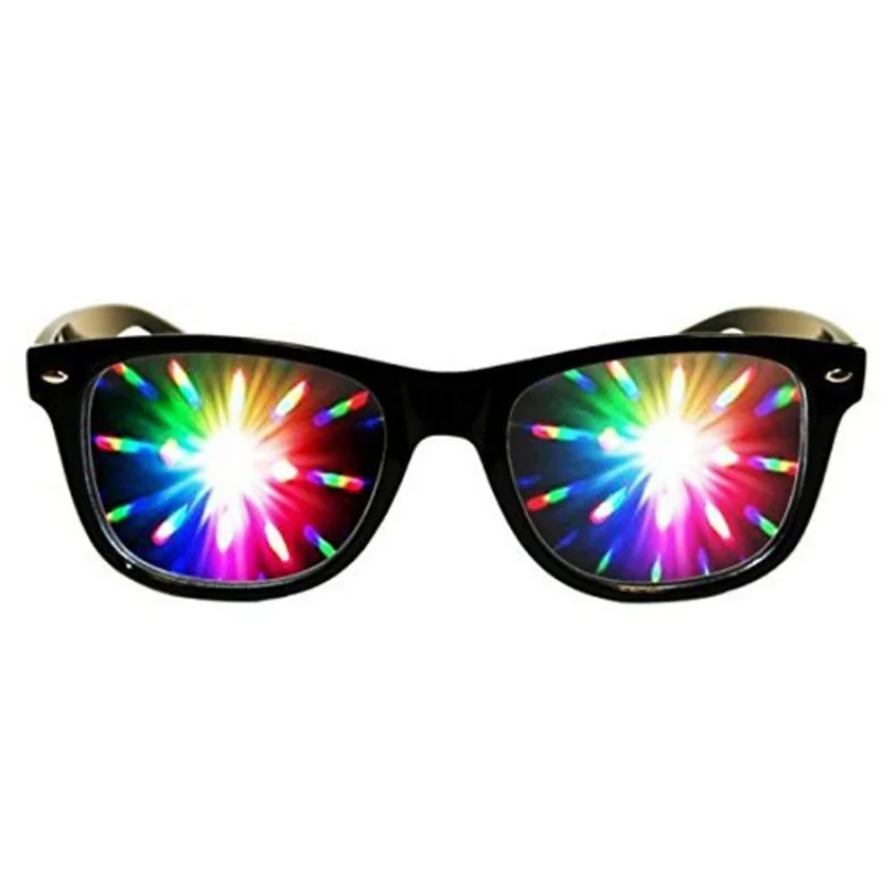 Effects Optical Fireworks Glasses Frame 3D Rectangle Sunglasses Watch The Lights Change To Phoenix Shape At Nigh Eyewear Gift