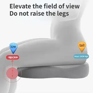 Car seat pillow, height increase, breathable, portable, fatigue relief, suitable for cars 10 Main Extender Sales Seat Car - №4