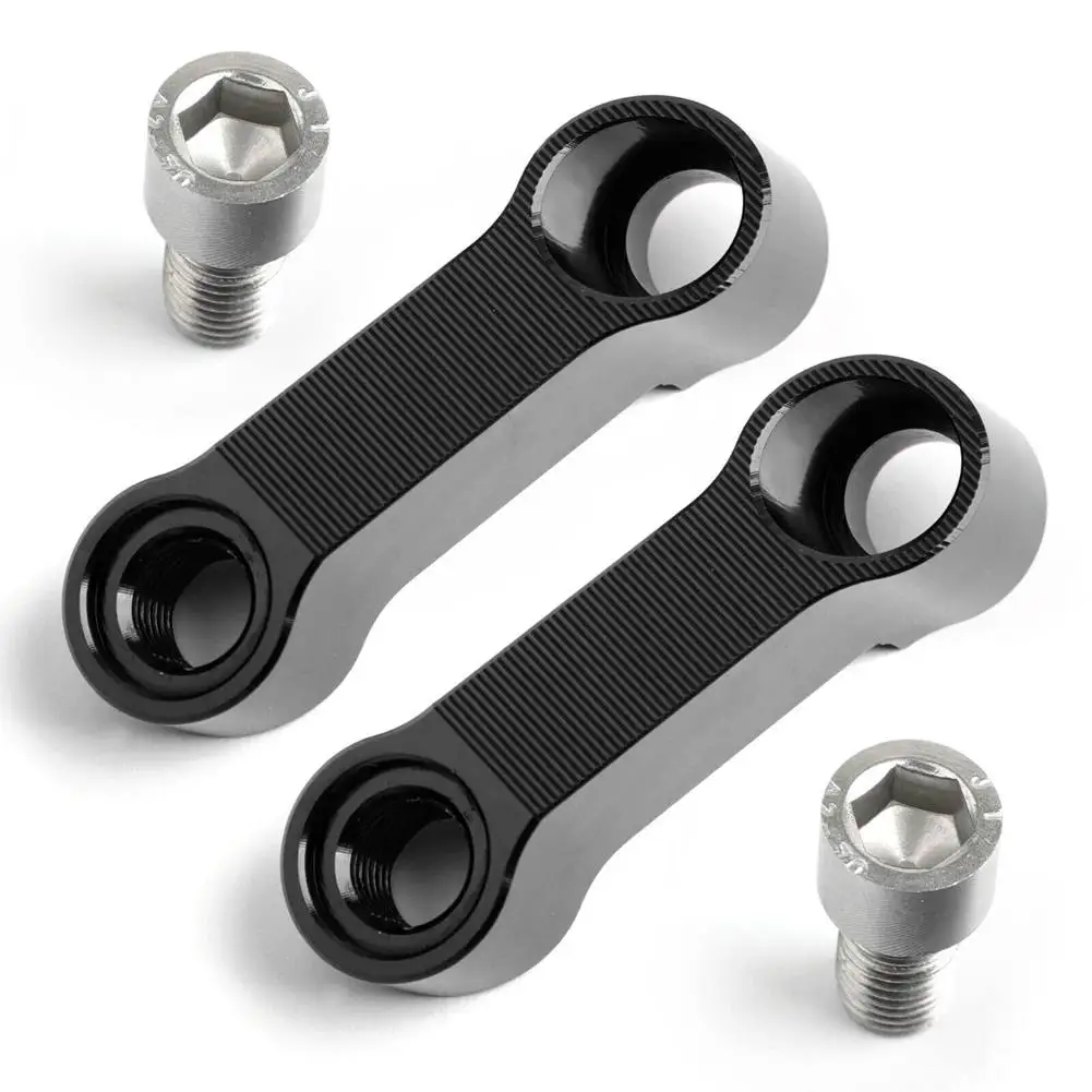 Aluminium-Motorradspiegeladapter, Motorradspiegel-Verlängerungsstange, Motorradspiegeladapter, Spiegelverlängerungsstange
