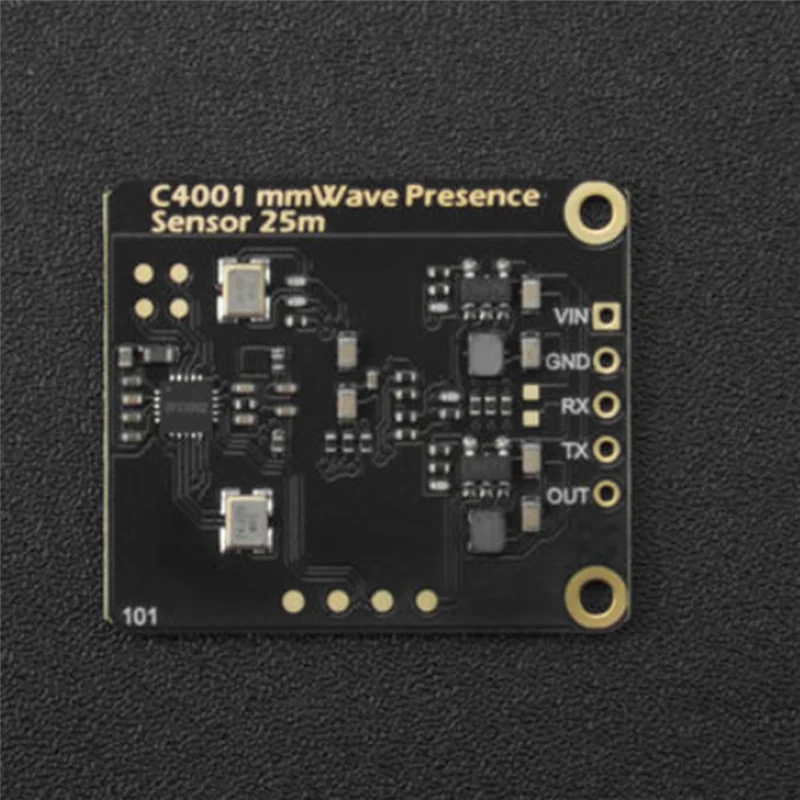 

FFYY-Mmwave C4001 24 ГГц Датчик обнаружения скорости присутствия человека на расстоянии 25 метров UART для мониторинга в реальном времени отслеживание