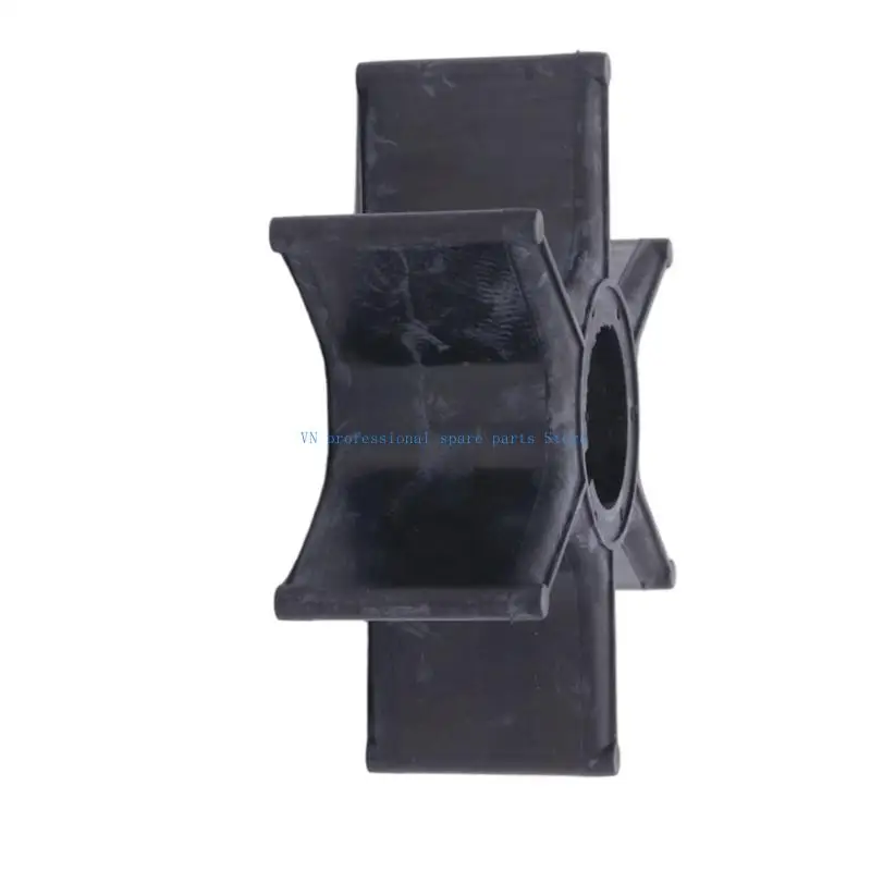41XA 19210-ZW1-B02 Replacement Water Pump Impeller for Outboard Motors, Rubber Six Blade Structure with Integrated Hub and Keyed