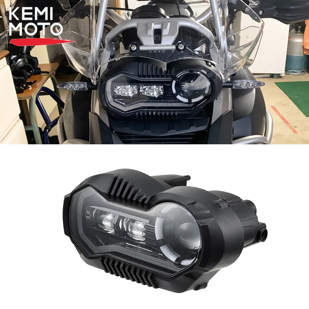 Fari a LED KEMIMOTO E24 con regolazione dell'altezza della luce per BMW R1200GSLC R 1200GS ADV Adventure 1200GSR Gruppo faro anteriore
