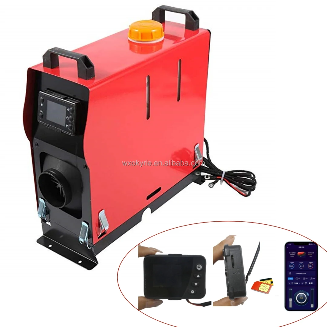 

All-in-One OkyRie 5KW Rectangular Air Diesel Heater 12V/24V/220V -40~50 for Home Camper Van Car Truck Boat-New
