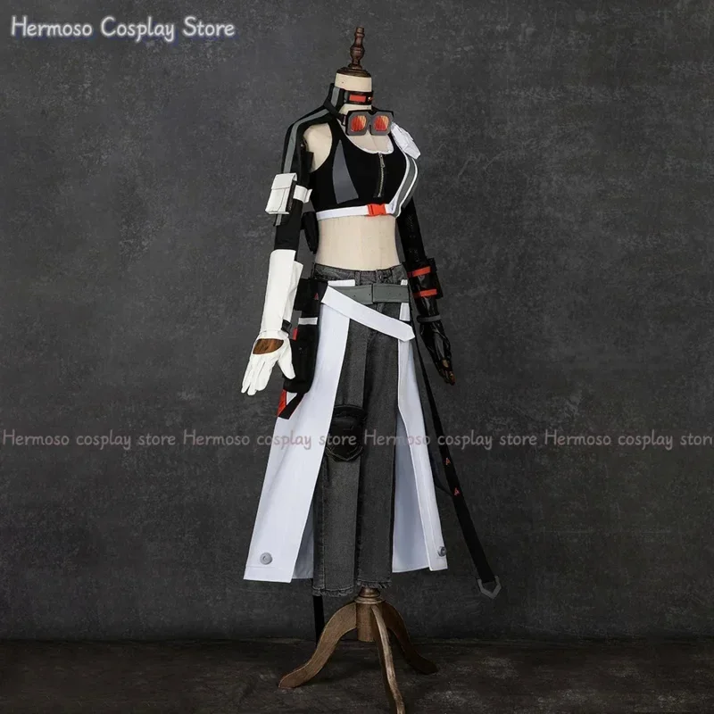 EE01 Zenless منطقة صفر غريس هوارد تأثيري حلي وسيم موحدة هالوين حفلة كرنفال لعب الأدوار الزي المرأة Convent & 0Ww